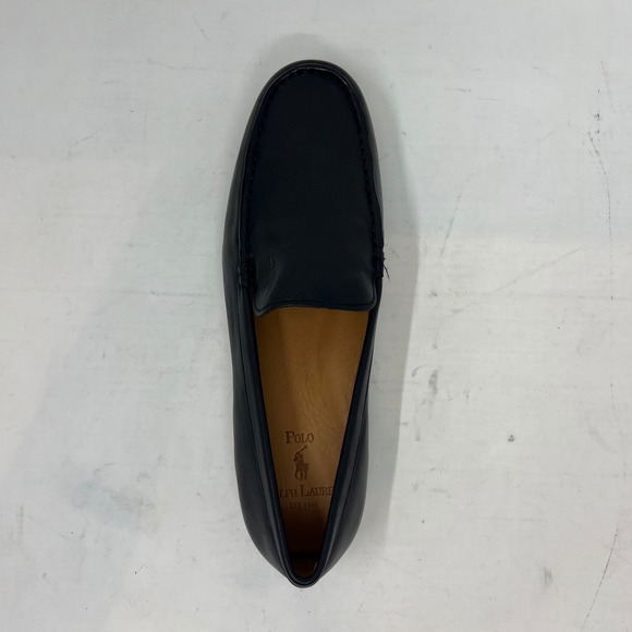Polo Ralph Lauren Men's Leather Loafers Size 8D Black Slip-On Classic VTG NEW - Picture 9 of 15